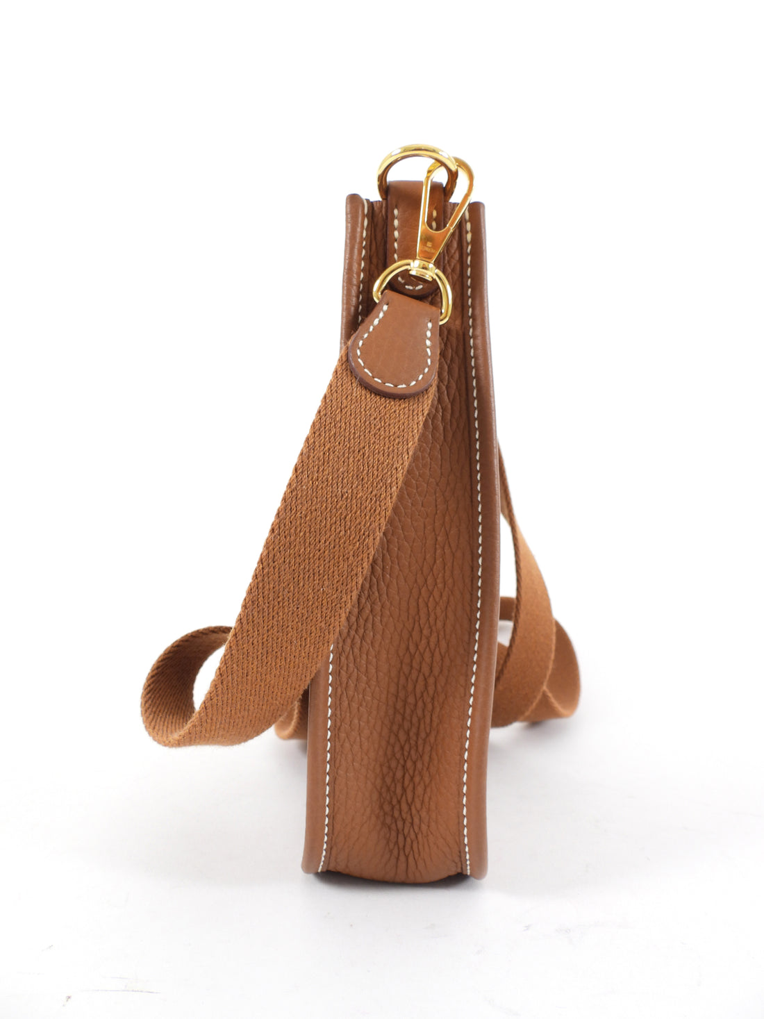 Hermes Gold Clemence Evelyne 16 TPM Crossbody Bag