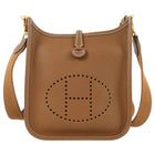 Hermes Gold Clemence Evelyne 16 TPM Crossbody Bag
