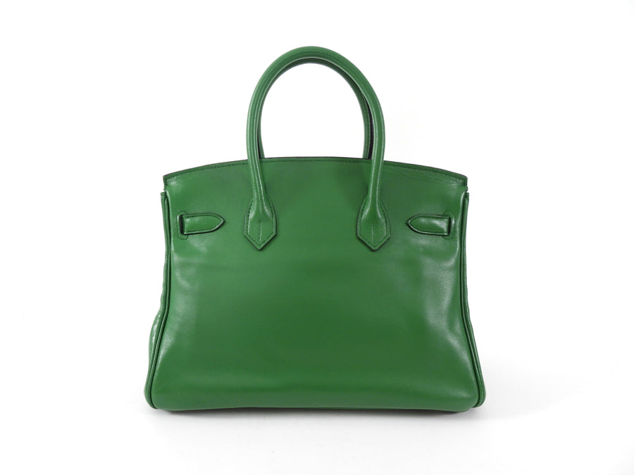 Hermes Birkin 30 Swift Green Vert Bengale PHW Bag