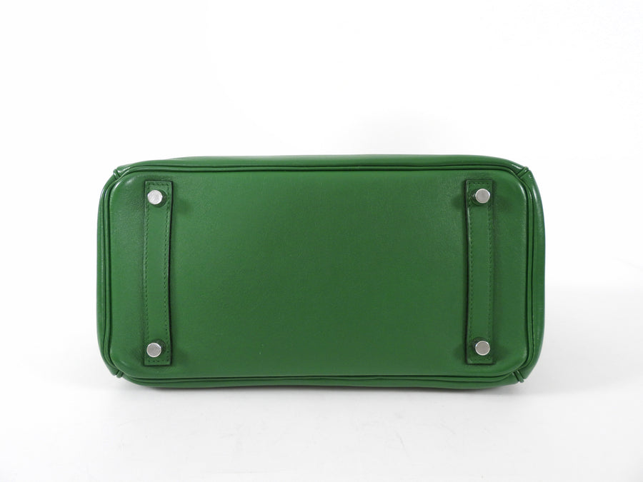Hermes Birkin 30 Swift Green Vert Bengale PHW Bag