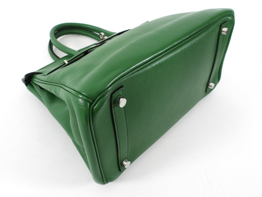 Hermes Birkin 30 Swift Green Vert Bengale PHW Bag