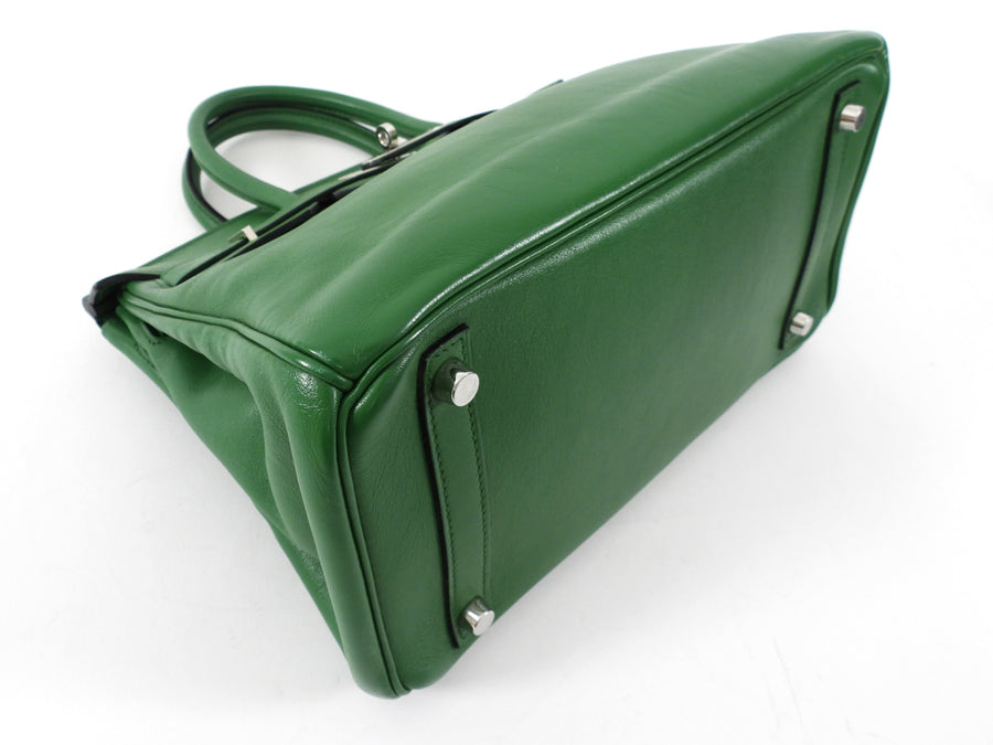 Hermes Birkin 30 Swift Green Vert Bengale PHW Bag