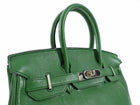 Hermes Birkin 30 Swift Green Vert Bengale PHW Bag