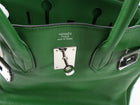 Hermes Birkin 30 Swift Green Vert Bengale PHW Bag