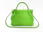 Hermes Vintage 1997 Apple Green Gulliver Leather Kelly 32cm Bag GHW