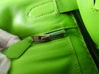 Hermes Vintage 1997 Apple Green Gulliver Leather Kelly 32cm Bag GHW