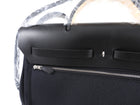 Hermes Black Leather and Toile Herbag Zip 39 Messenger Bag