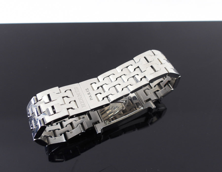 Hermes Diamond H Heure Bracelet Watch HH1.230