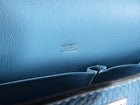 Hermes Blue Jean Clemence Jypsiere 31 Crossbody Bag PHW