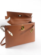 Hermes Vintage 1995 Gold Epsom Leather Kelly Sellier 32 Bag GHW