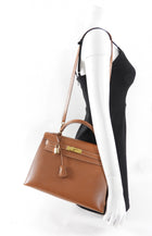 Hermes Vintage 1995 Gold Epsom Leather Kelly Sellier 32 Bag GHW