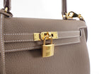 Hermes Kelly II Retourne 25 Etoupe Togo GHW - 2024