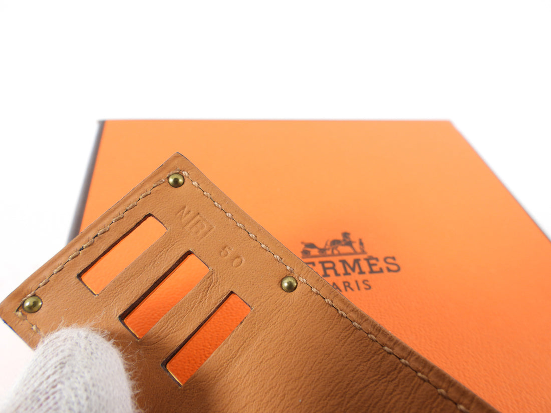 Hermes Black Shiny Alligator Kelly Dog Cuff Bracelet GHW