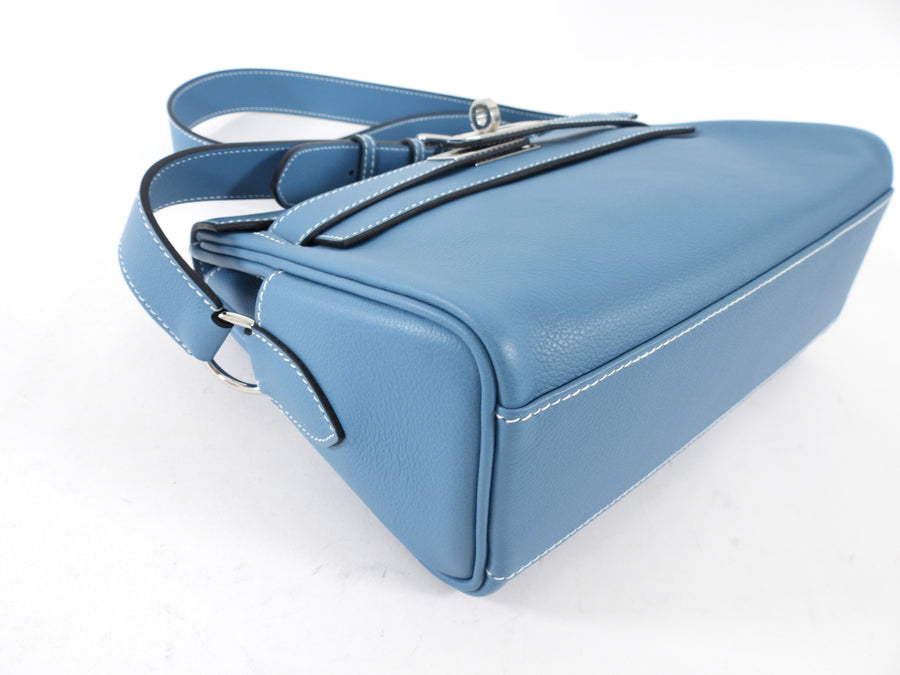 Hermes Kelly Messenger PM Evercolour New Blue Jean PHW