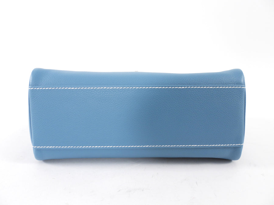 Hermes Kelly Messenger PM Evercolour New Blue Jean PHW