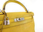 Hermes Kelly 28 Togo Jaune Ambre PHW Bag