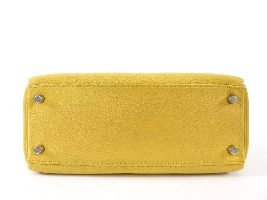 Hermes Kelly 28 Togo Jaune Ambre PHW Bag