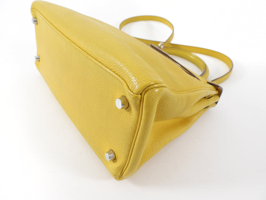 Hermes Kelly 28 Togo Jaune Ambre PHW Bag