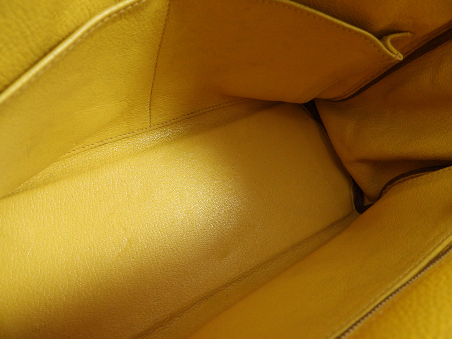 Hermes Kelly 28 Togo Jaune Ambre PHW Bag