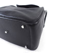 Hermes Black Clemence Leather Lindy 30 Bag PHW