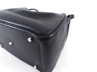 Hermes Black Clemence Leather Lindy 30 Bag PHW