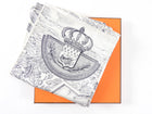 Hermes La Cite Cavaliere Cityscape Map with Horse 90cm Silk Scarf