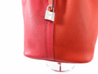 Hermes Picotin Lock 22  Bag Clemence - Rouge Coeur / Rose Extreme / Zanzibar