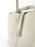 Hermes Picotin Lock 22 Bag in Clemence Beton Leather PHW