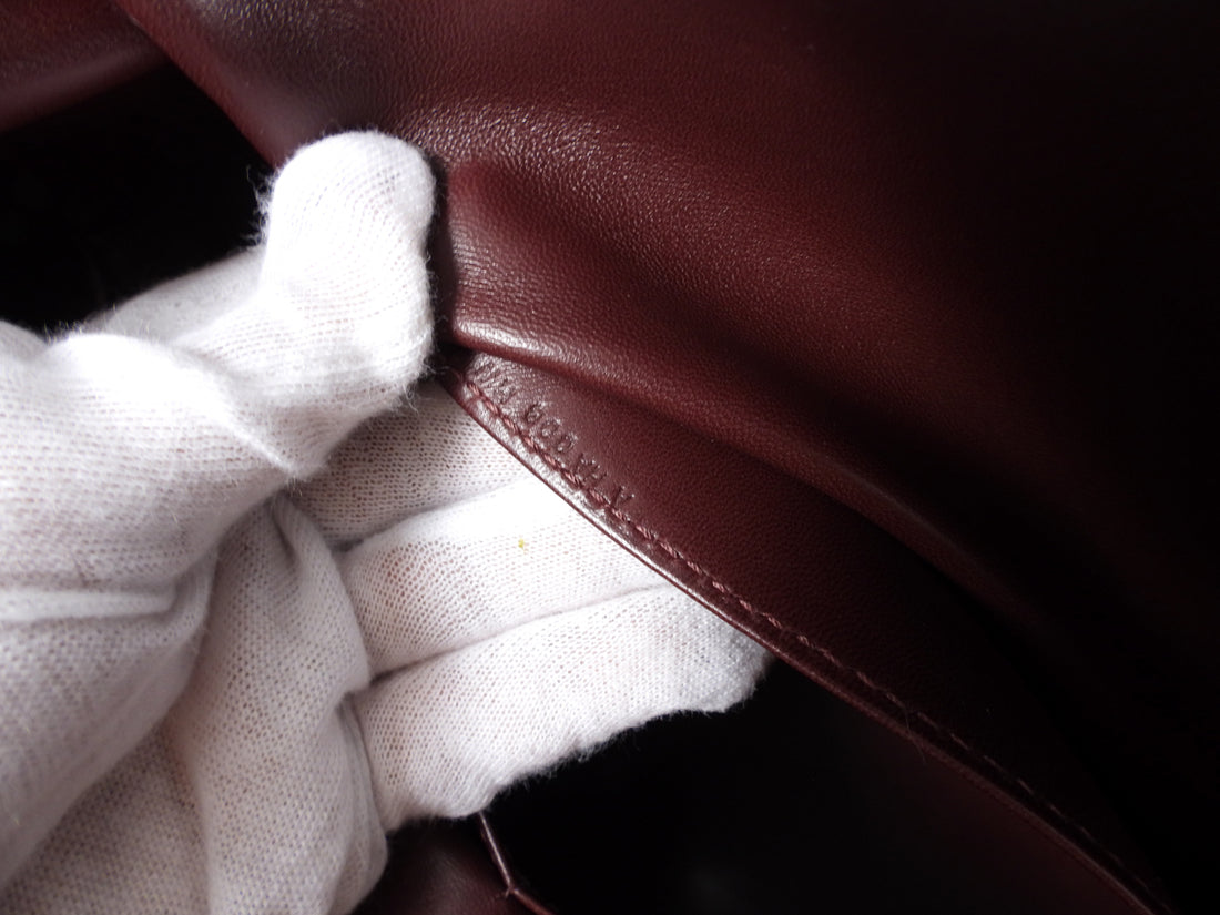 Hermes Sac Toolbox 26 Bordeaux Veau Evercolor