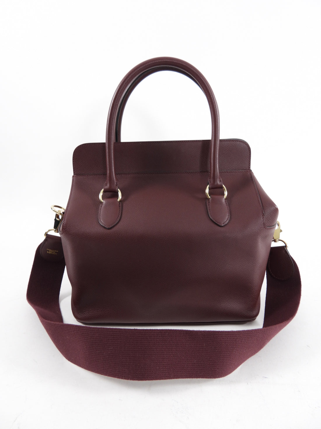 Hermes Sac Toolbox 26 Bordeaux Veau Evercolor