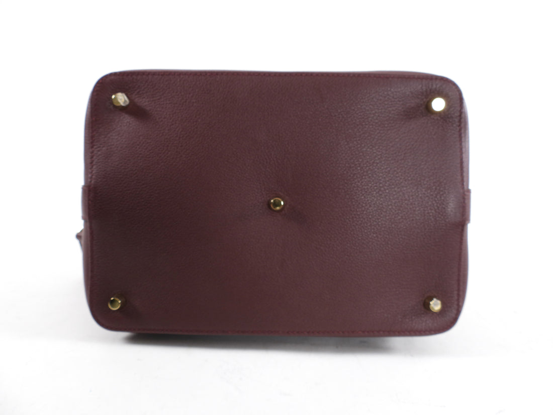 Hermes Sac Toolbox 26 Bordeaux Veau Evercolor