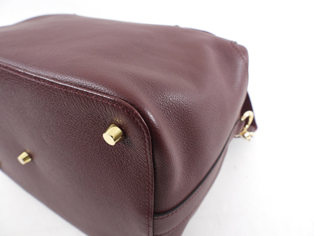 Hermes Sac Toolbox 26 Bordeaux Veau Evercolor