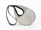 Hermes Vintage 2000's Black Leather and Toile Sac Luco Hobo Bag