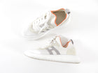 Hermes White Stretch Sock Crew Sneakers - 35.5
