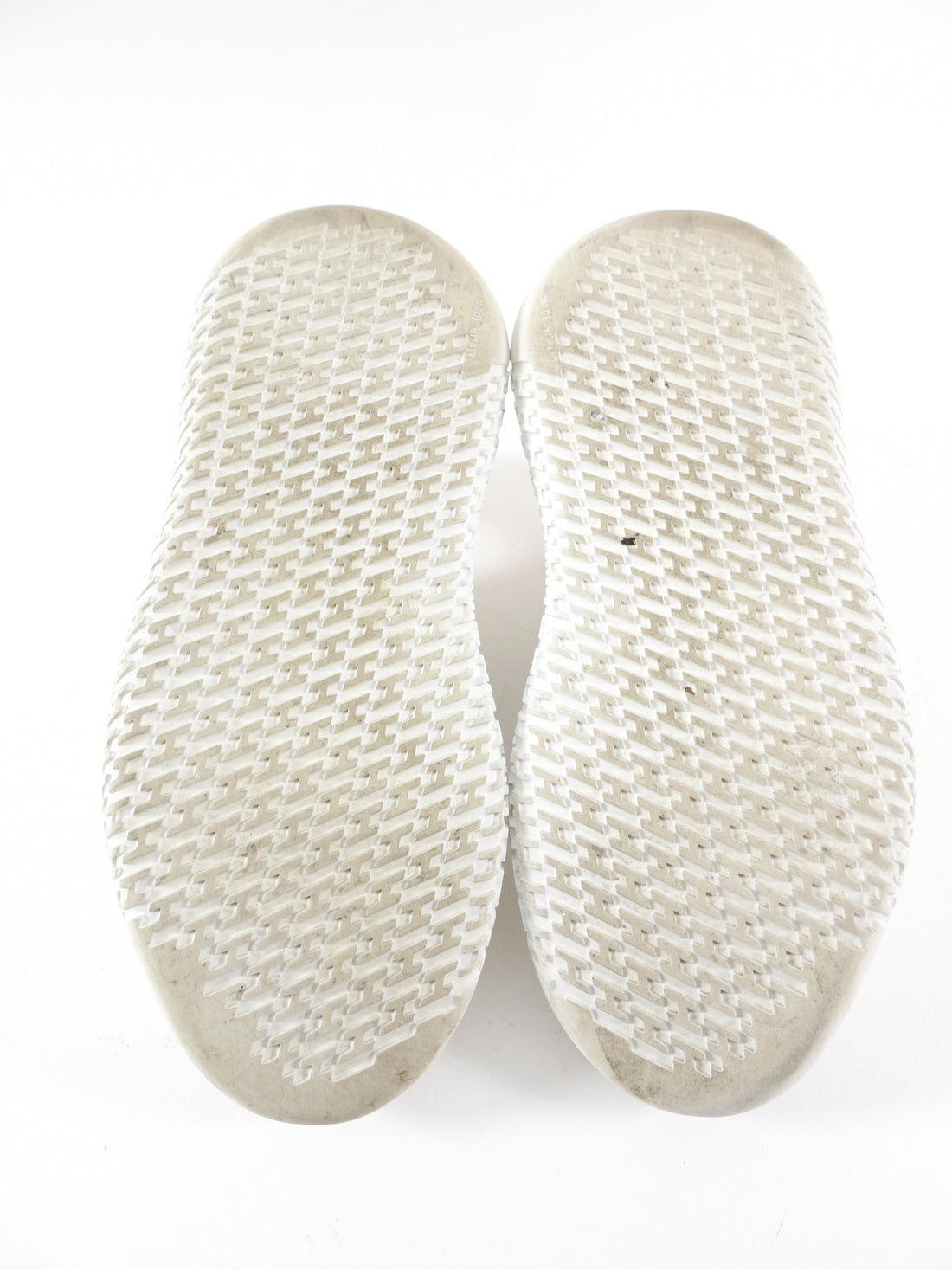 Hermes White Stretch Sock Crew Sneakers - 35.5