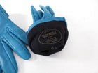 Hermes Vintage Turquoise Leather Kelly Lock Gloves - 6.5 XS