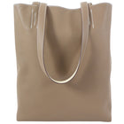 Hermes Taupe Craie Neo Double Sens 35 Swift Leather Reversible Tote Bag
