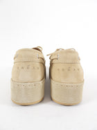 Hogan H681 Beige Suede Platform Boat Shoes Loafers - 37 (36.5)