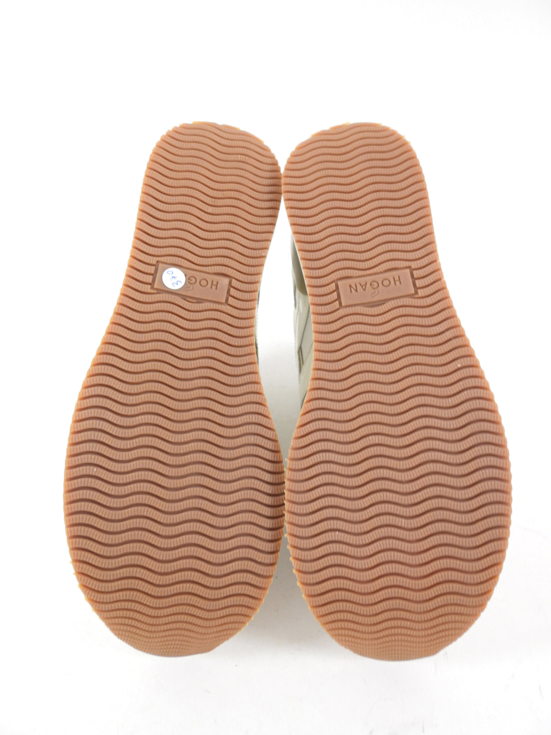 Hogan White Leather Midi H222 Platform Sneakers - 36.5