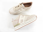 Hogan Beige Suede Midi Platform Sneakers - 37.5