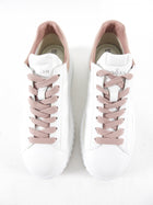 Hogan White Leather Low Top Sneakers - 39.5