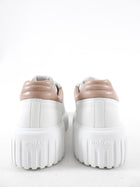 Hogan White Leather Low Top Sneakers - 39.5