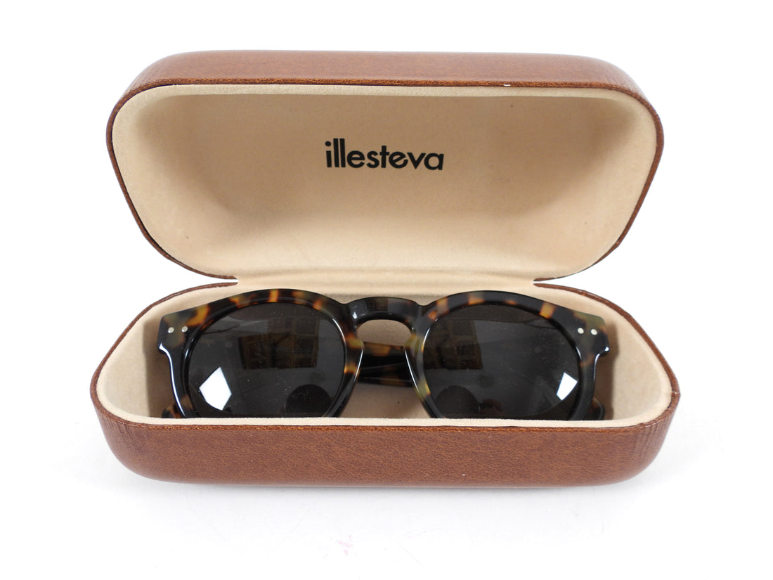 Illesteva Tortoise Leonard Sunglasses