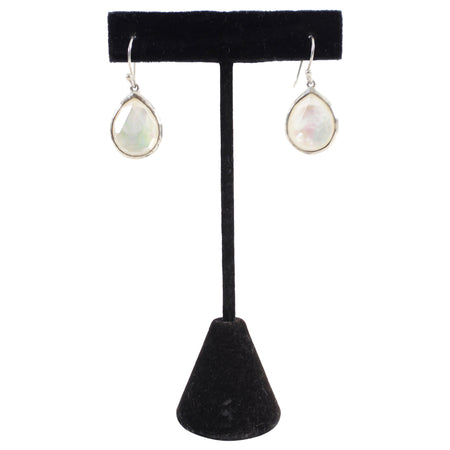 Ippolita Sterling Silver Mother of Pearl / Quartz Tear Drop Earrings