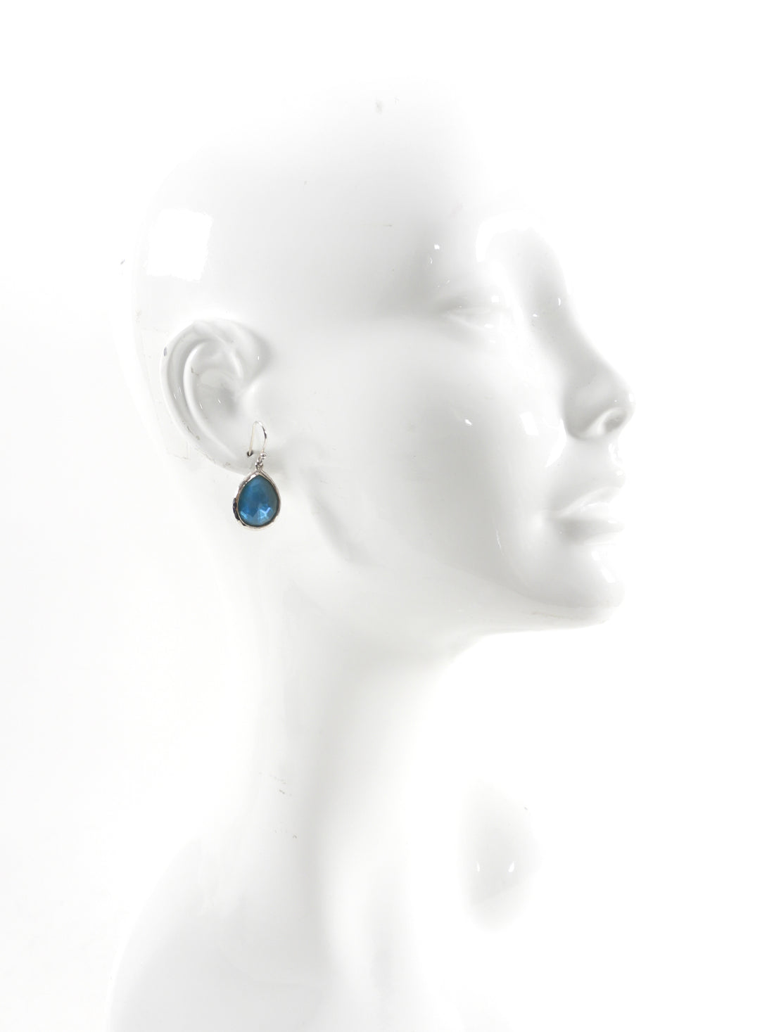 Ippolita Stering Silver Blue Rock Candy Teardrop Earrings