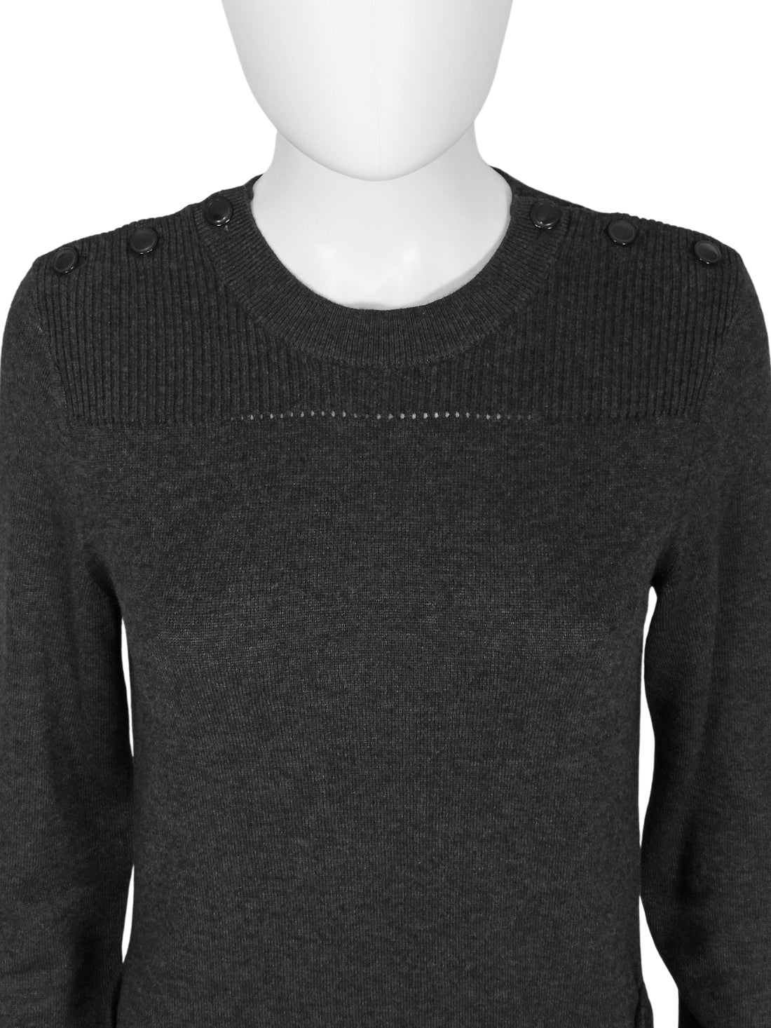 Isabel Marant Charcoal Grey Jozira Knit Maxi Wrap Knot Dress - 38