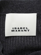 Isabel Marant Charcoal Grey Jozira Knit Maxi Wrap Knot Dress - 38