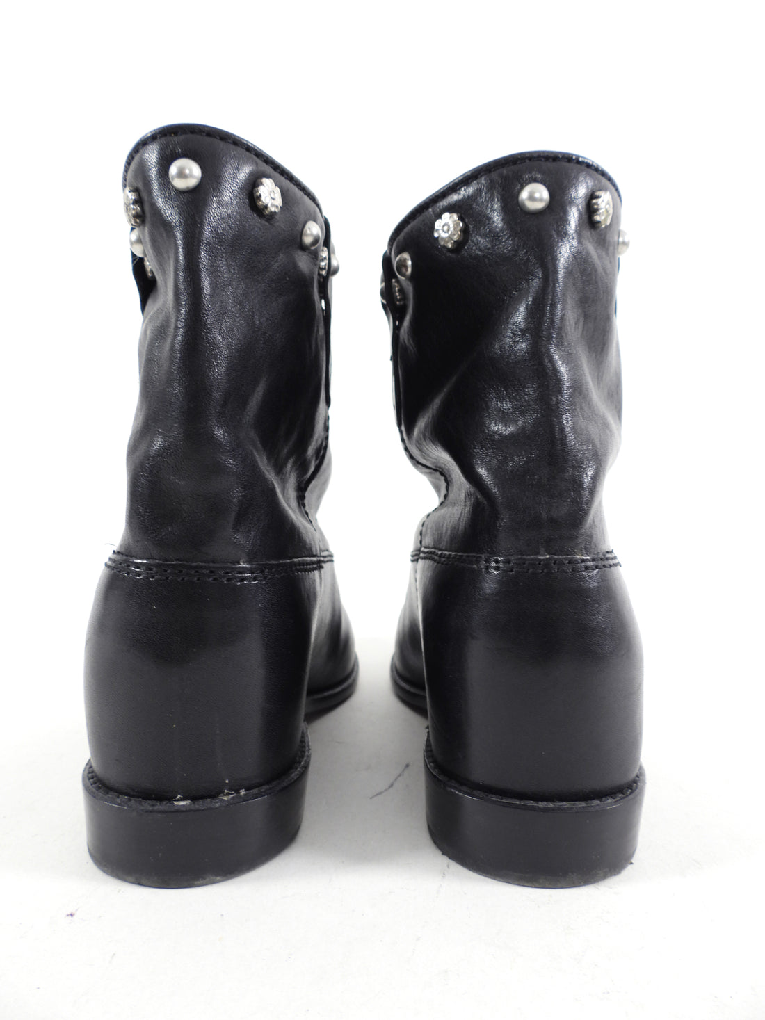 Isabel Marant Black Stud Ankle Boots - FR38.5 / USA 8