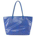 Goyard Blue Goyardine Coated Canvas Artois MM Tote Bag
