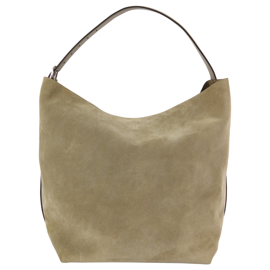 Toteme Taupe beige Belted Suede Large Tote Bag